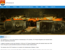Tablet Screenshot of ecp-industries.com